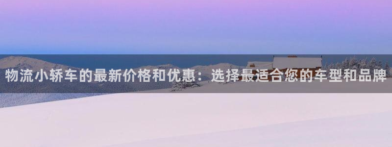,优游国际app注册地址：物流小轿车
